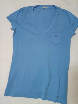 Polo Lacoste Mujer Azul Talla M