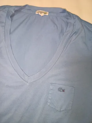 Polo Lacoste Mujer Azul Talla M