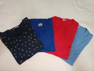 Polo Lacoste Mujer Azul Talla M