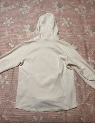 Sudadera Puma Blanca con Capucha y Cremallera
