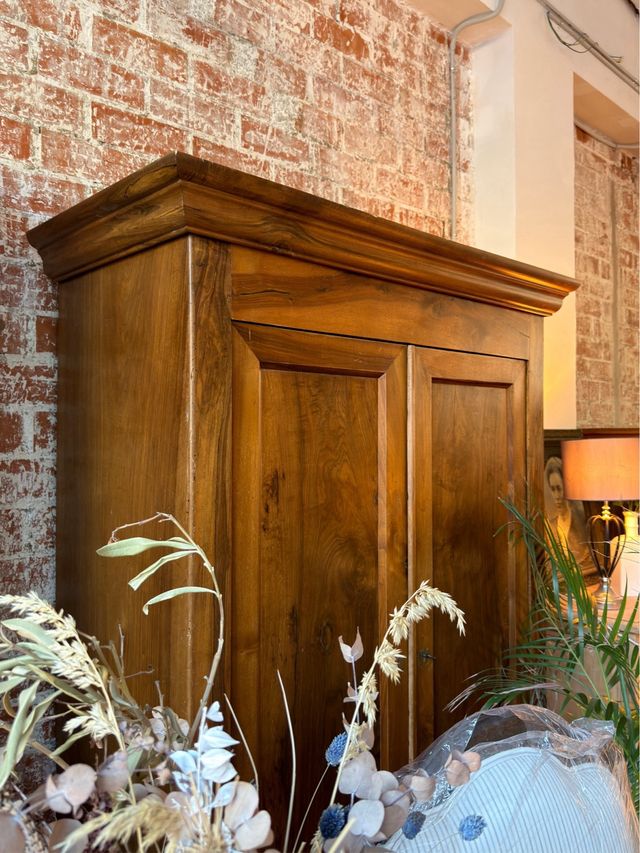 Guardaroba Francese in Legno Louis Philippe