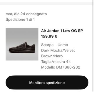 Jordan 1 Low Travis Scott velvet brown