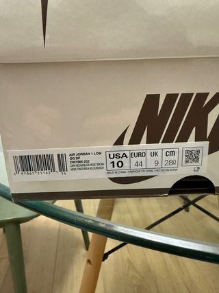 Jordan 1 Low Travis Scott velvet brown