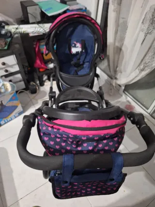 Carrito Gemelar de Juguete