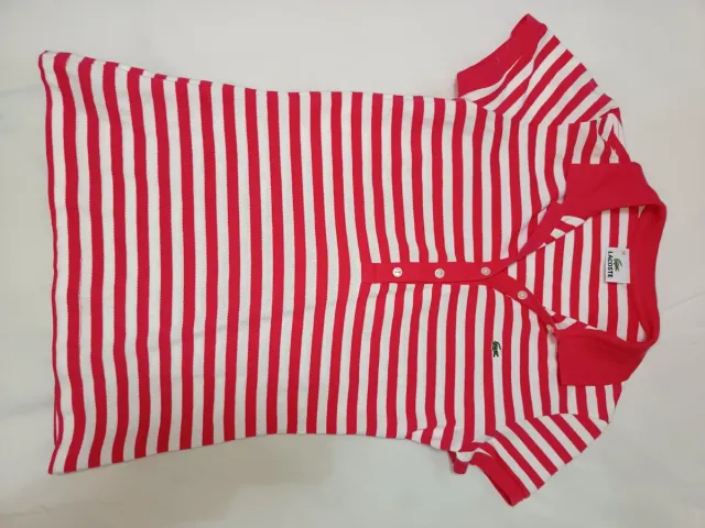 Polo Lacoste Rayas Mujer