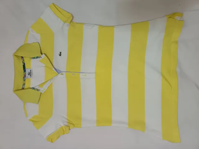 Polo Lacoste Rayas Mujer