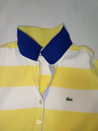 Polo Lacoste Rayas Mujer