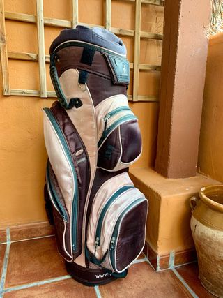 Bolso de Golf Green Lamb Marrón y Rosa