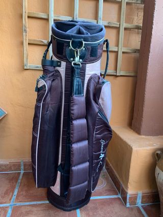 Bolso de Golf Green Lamb Marrón y Rosa