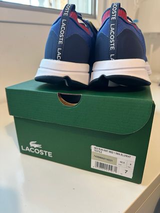 Zapatillas Lacoste Azul Mujer Talla 40.5