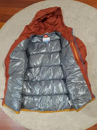 Chaqueta Columbia Anorak Naranja y Amarillo