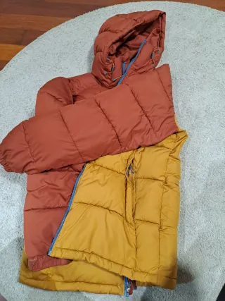 Chaqueta Columbia Anorak Naranja y Amarillo
