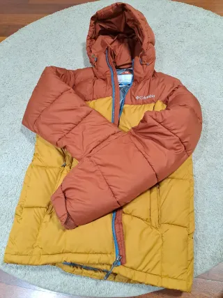 Chaqueta Columbia Anorak Naranja y Amarillo