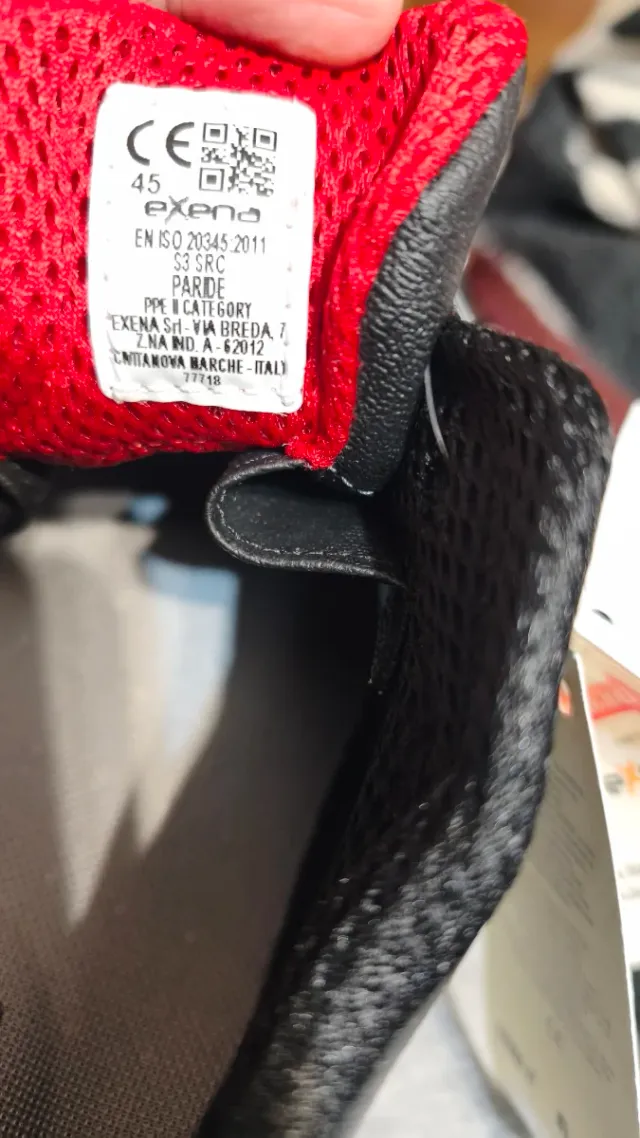 Zapatos de seguridad Exena S3 talla 45