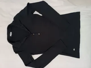 Polo Lacoste Mujer Rayas Negras