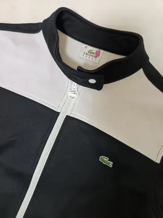 Polo Lacoste Mujer Rayas Negras