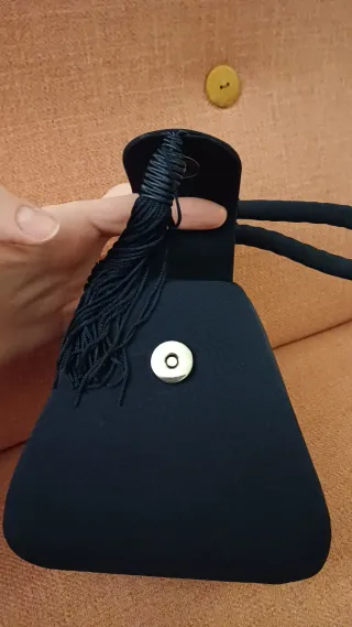 Bolso de mano azul marino para fiesta