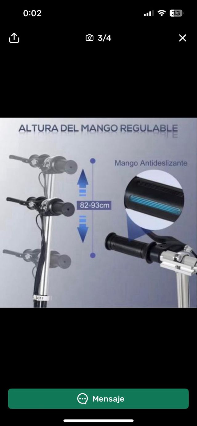 Patinete eléctrico infantil