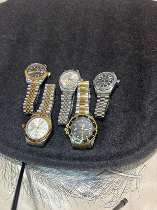 5 Relojes Oro y Plata