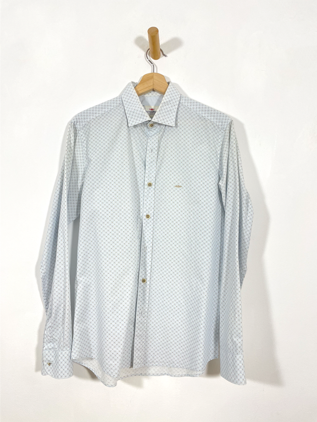 Camisa azul PASSAPORT de manga larga