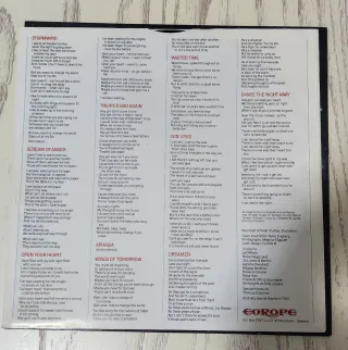 Vinile Europe - Wings of Tomorrow