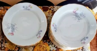 Richard Ginori set 24 piatti piani porcellana