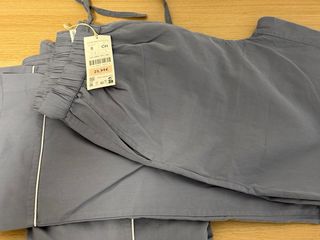 Pijama Oysho azul botones talla S