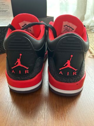Air Jordan 3 Retro Negro Rojo