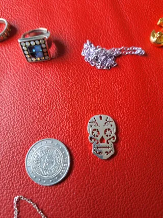 Lote de bisutería y complementos vintage