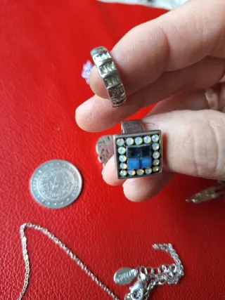 Lote de bisutería y complementos vintage