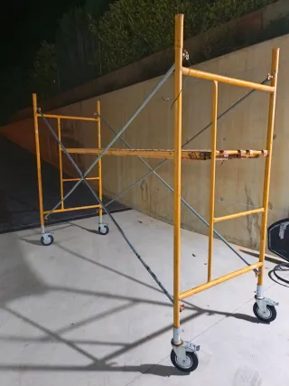 Andamio de alquiler con ruedas