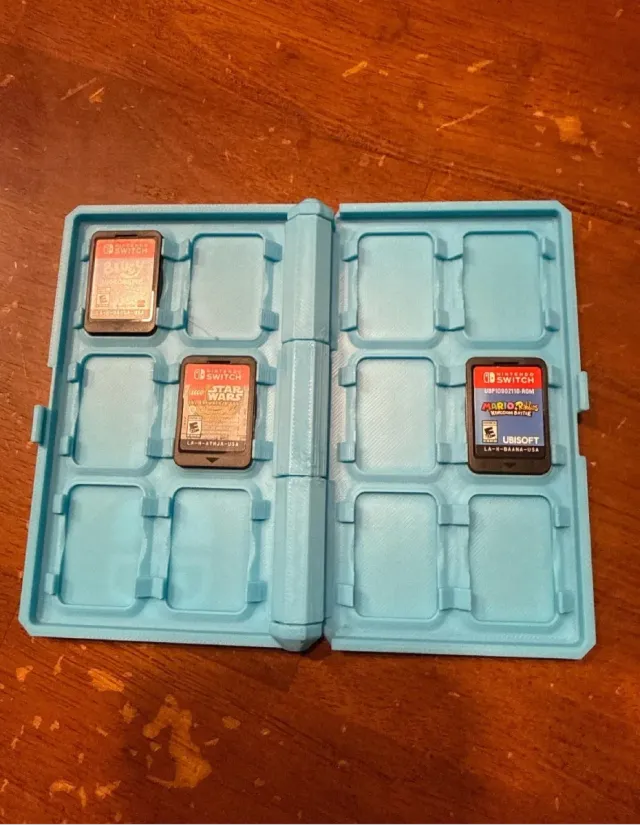 Estuche 12 juegos Nintendo Switch Azul