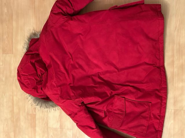 Cazadora Woolrich Roja con Capucha