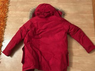 Cazadora Woolrich Roja con Capucha