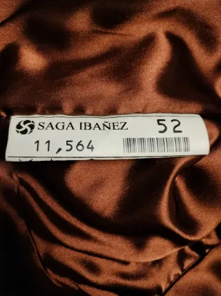 Abrigo Piel Hombre Saga Ibáñez Negro/Marrón