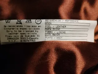 Abrigo Piel Hombre Saga Ibáñez Negro/Marrón