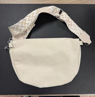 Bolso bandolera beige y blanco nuevo