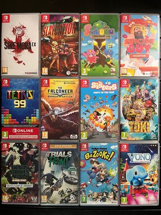 Juegos Switch 15€/unidad