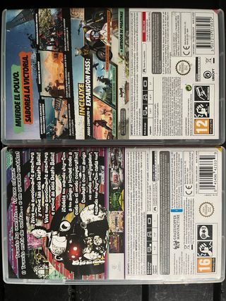 Juegos Switch 15€/unidad