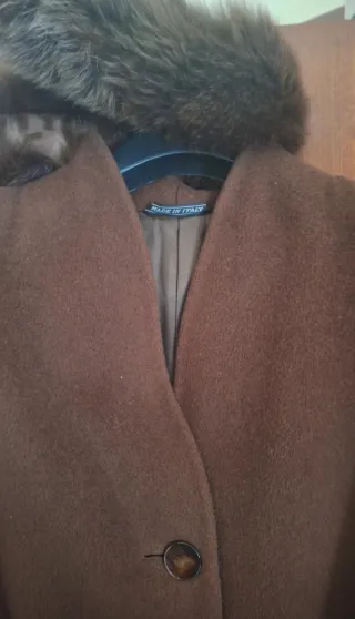 Montgomery marrone con pelliccia