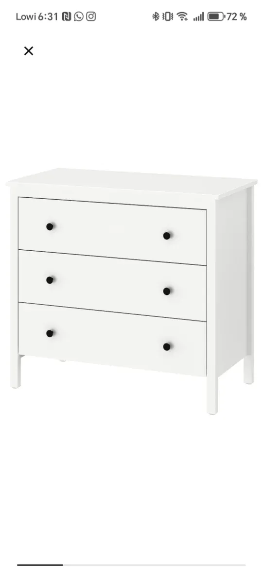 2 Comode Bianche di Ikea