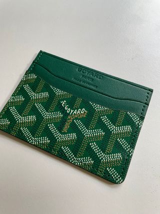 Tarjetero Goyard Verde Monedero
