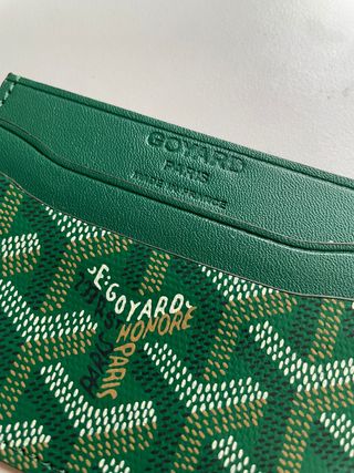 Tarjetero Goyard Verde Monedero