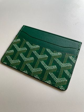 Tarjetero Goyard Verde Monedero