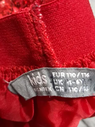 Falda infantil lentejuelas estrellas