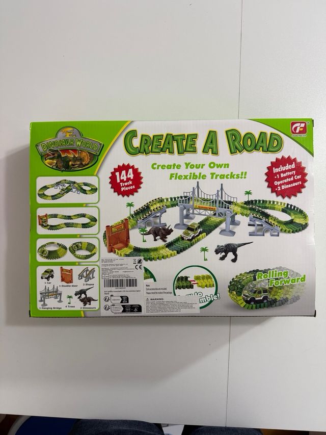 Pista di corse Dinosaur World flessibile