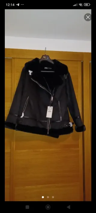 Chaqueta Zara Negra Nueva