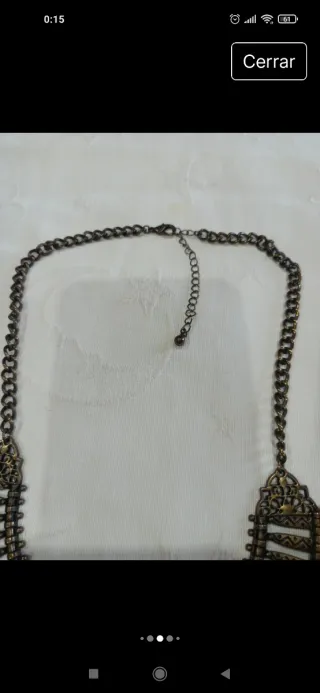 Collar estilo étnico con monedas