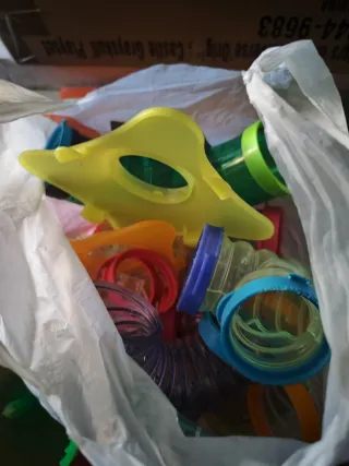 Gabbia per criceti con accessori