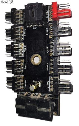 HUB VENTILADORES PWM 10 PUERTOS.